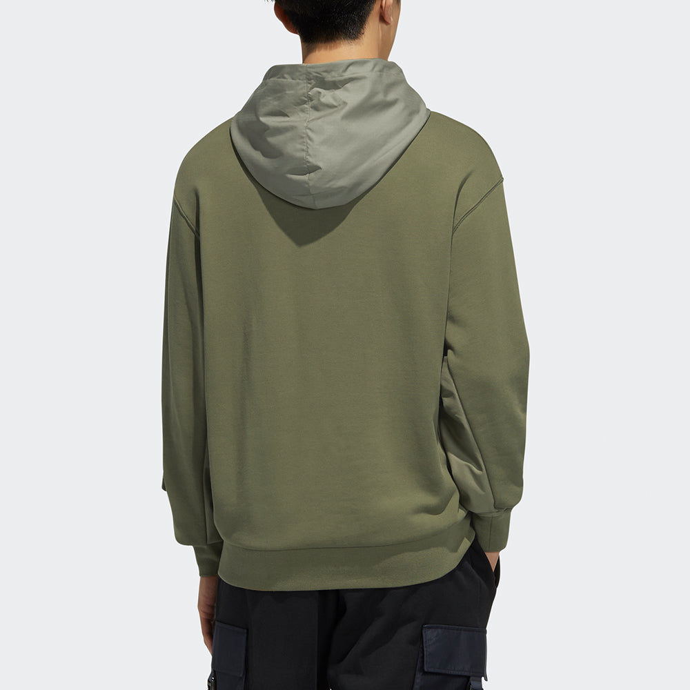Men's adidas originals Adv Hoody Contrasting Colors Pocket Sports Olive HC0363