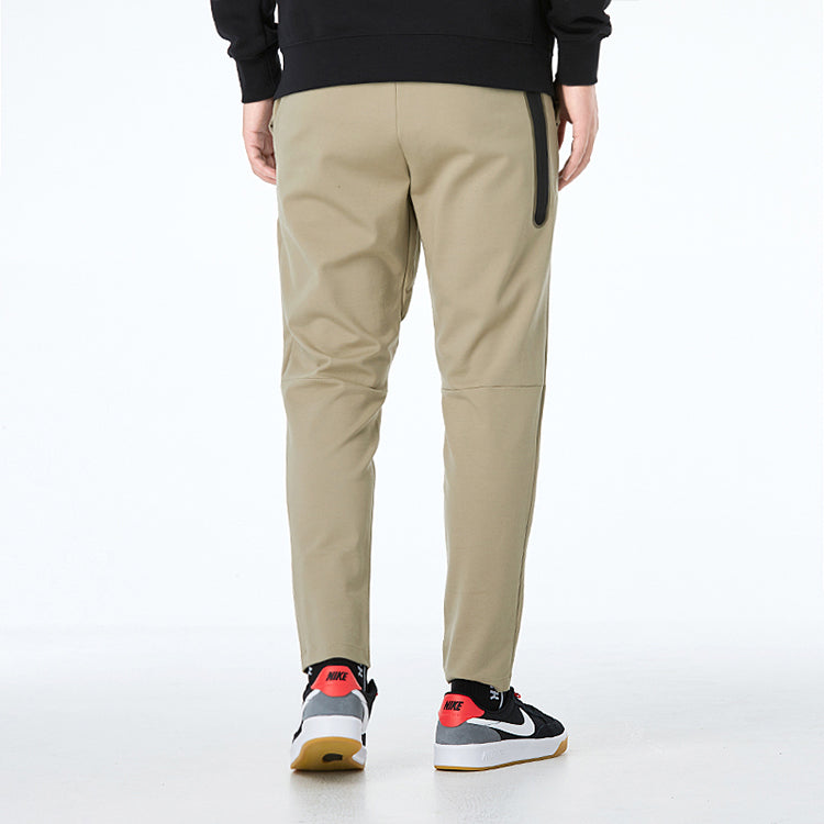 Nike Sportswear Solid Color Woven Sports Pants Khaki CU4482-342