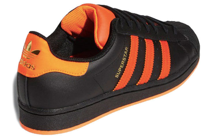 adidas Superstar Laceless 'Black Solar Orange' FV3021