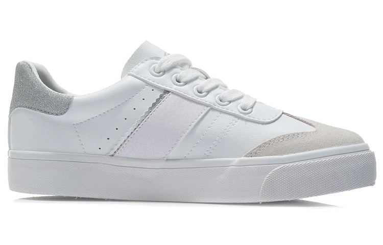 (WMNS) Li-Ning VULC Lite 'White Silver' AGCR340-1