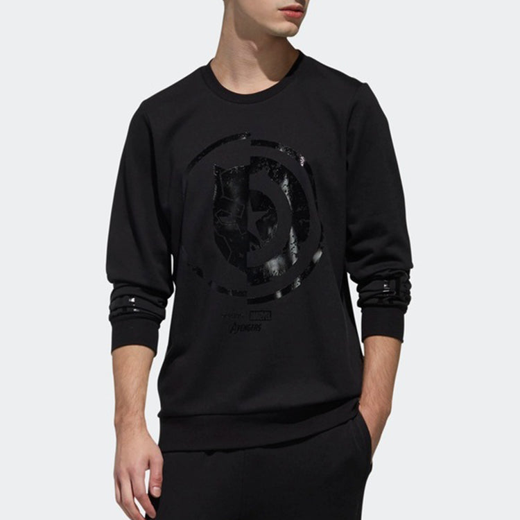 adidas neo U AVNGRS SWT Casual Sports Round Neck Pullover Black DW7810