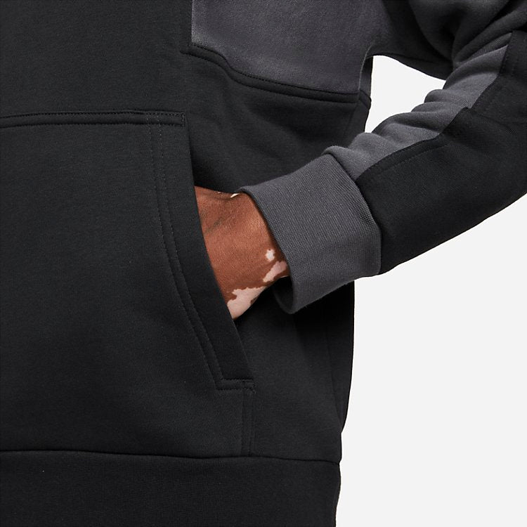 Nike Air Pullover Fleece Hoodie 'Black Anthracite' DD6383-010