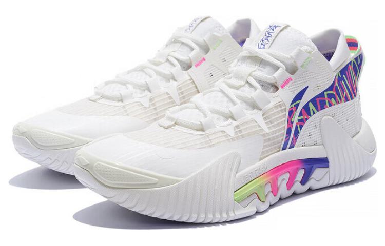 Li-Ning Badfive 2 Low 'White Rainbow' ABFT029-4