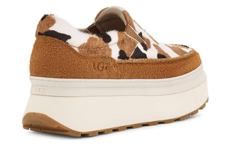 (WMNS) UGG Marin Slip on Cow Print 'Chestnut' 1120721-CHE