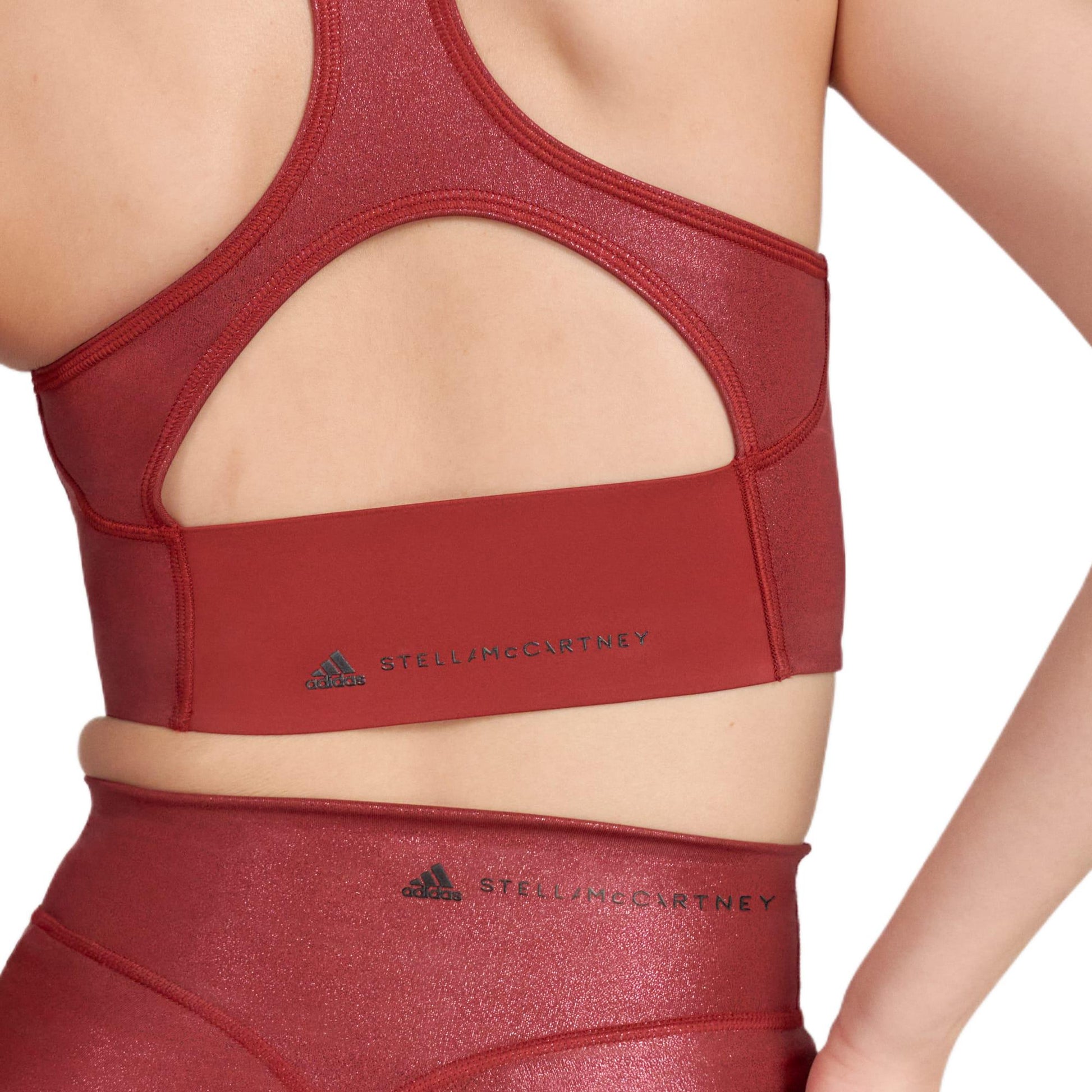 (WMNS) adidas by Stella McCartney Shiny Training Crop Top Asia Sizing 'Copper' HI1940