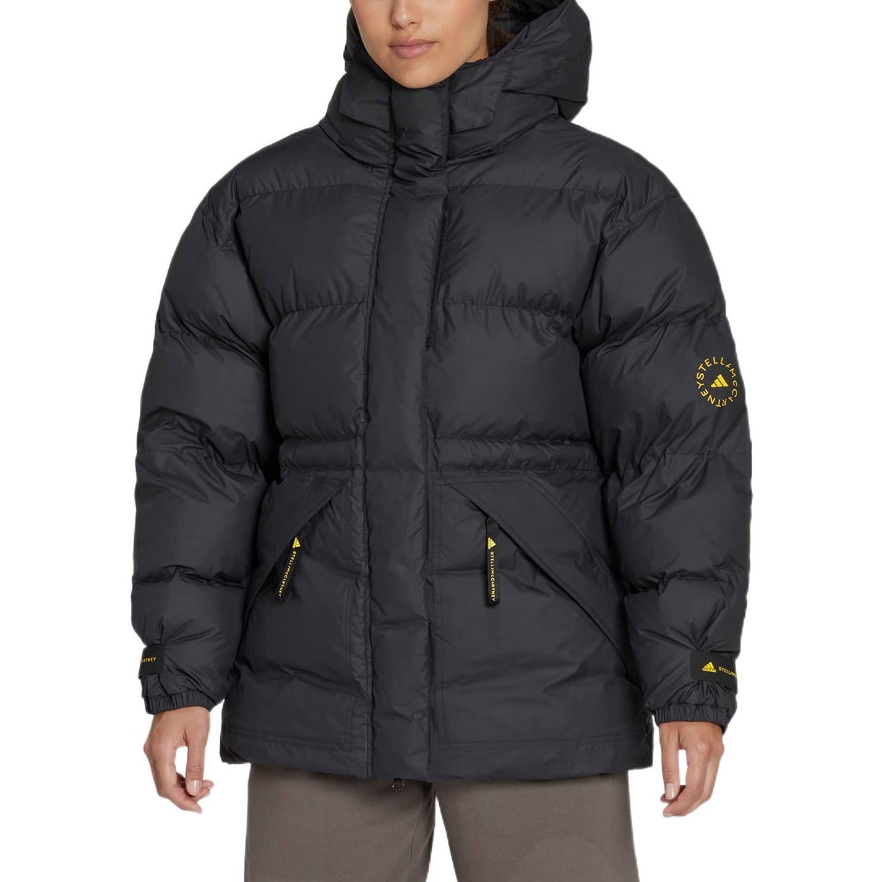 (WMNS) adidas by Stella McCartney Oversize Jacket Asia Sizing 'Black' HI6081