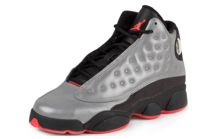 (GS) Air Jordan 13 Retro Premium 'Reflective Silver' 696299-023