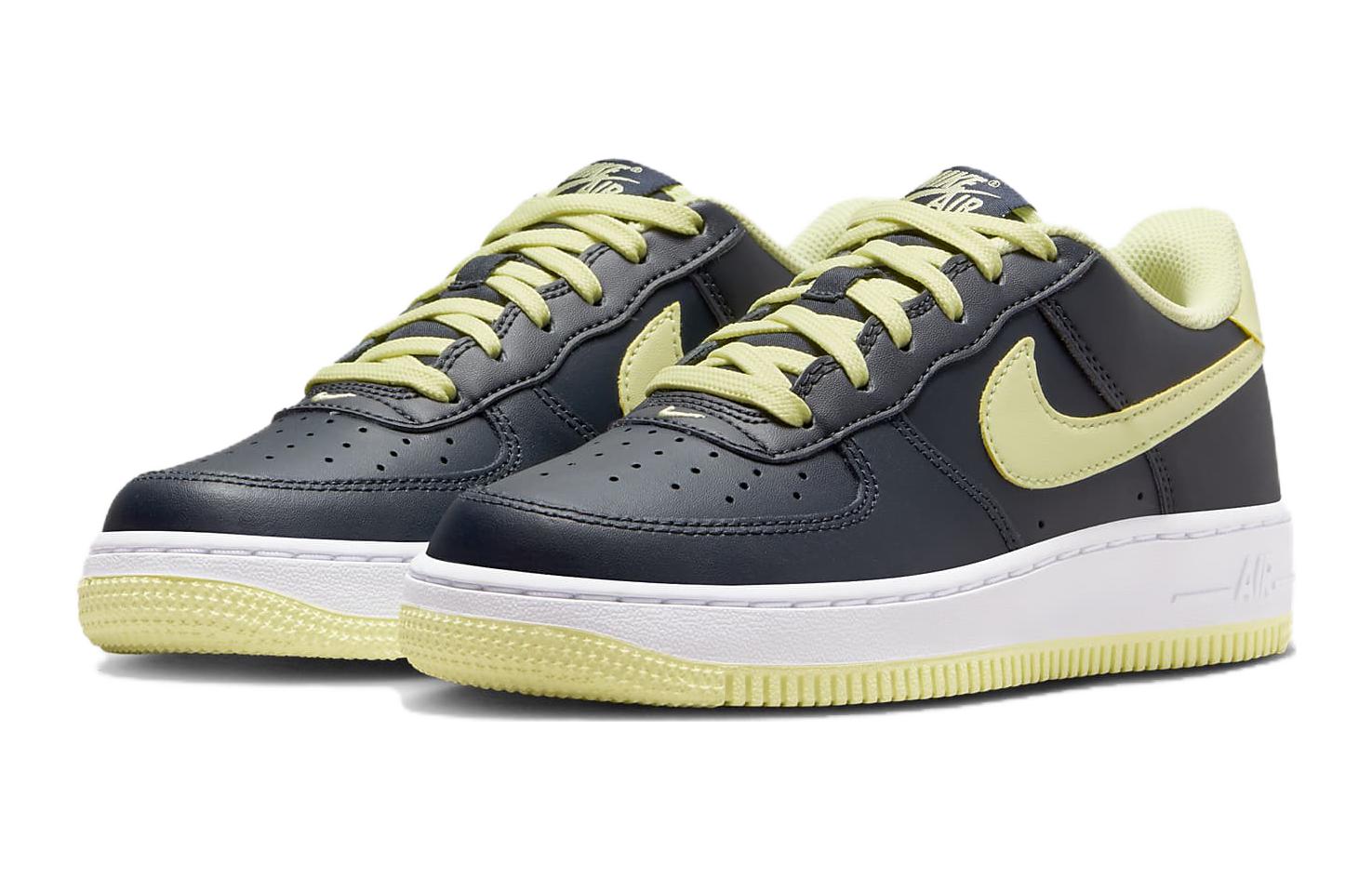 (GS) Nike Air Force 1 Low 'Dark Obsidian Lime' CT3839-400