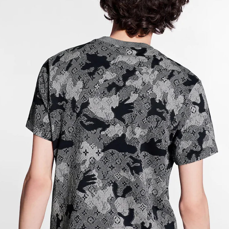 LOUIS VUITTON LV Camouflage Jacquard For Men Navy 1A7X3