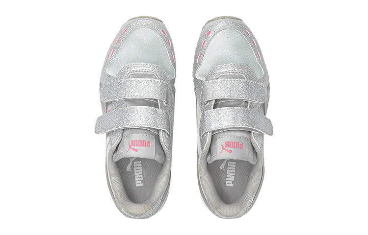 (PS) PUMA Cabana Racer Glitz Sports Silver 370985-08