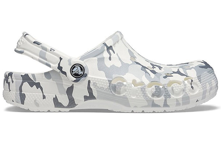 Crocs Unisex Bayaband Sandals - White Camo 'Gray White' 206230-1D3