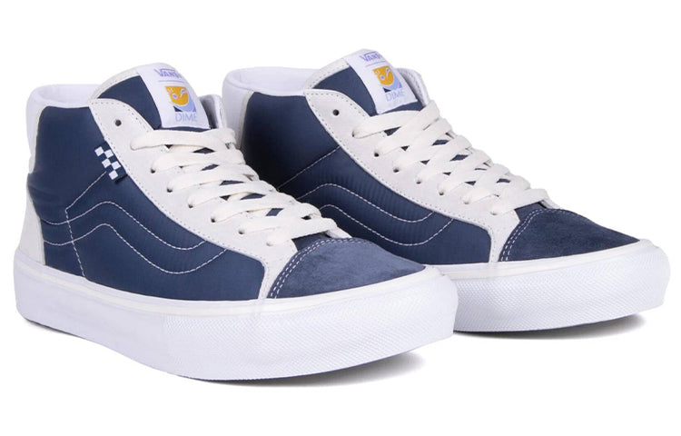Dime x Vans Skate Mid Skool LTD White/Blue VN0A5KQY5VH