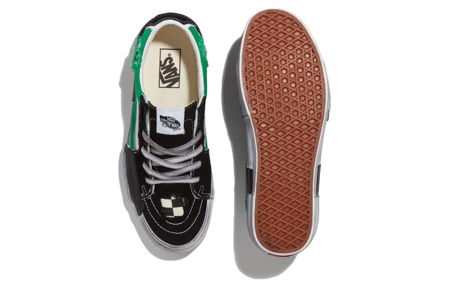 VANS Sk8-Low Reconstruct 'Black Green' VN0009QSYJ71