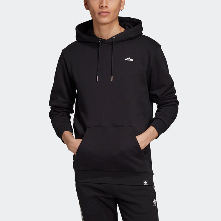 adidas originals MINI EMB HOODY hooded Long Sleeves Black FK9979