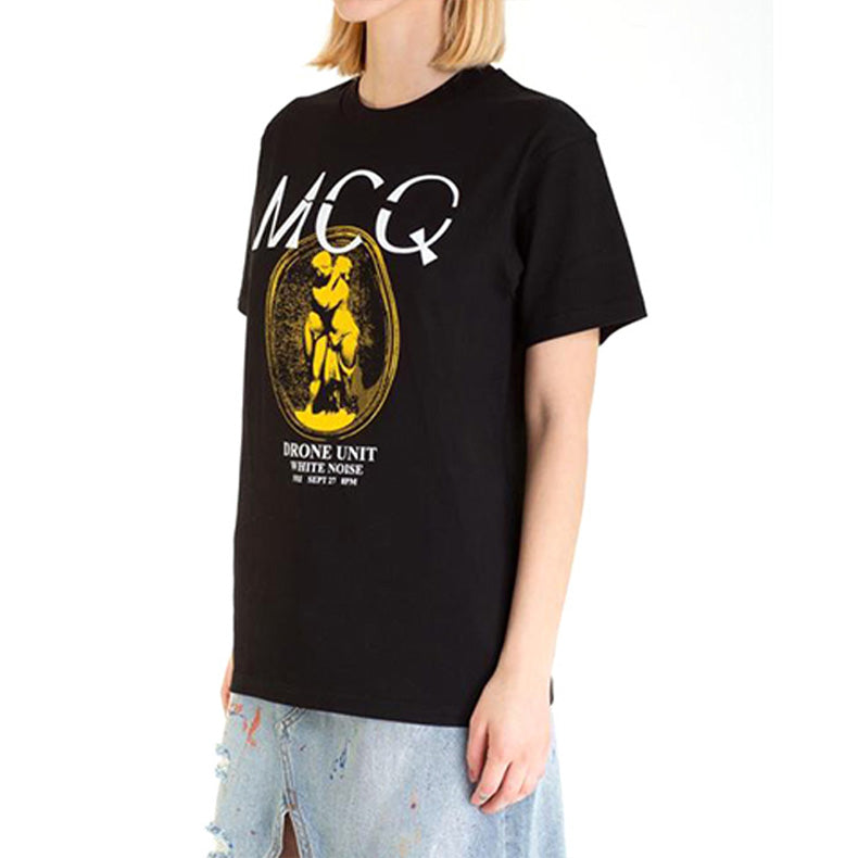Alexander McQueen Printing Short Sleeve Black 583305-ROH17-1000