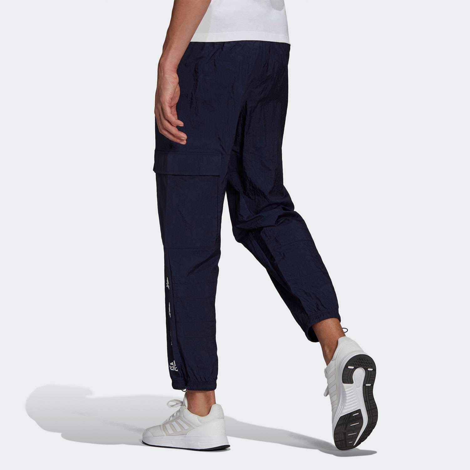 adidas Essentials Gradient Logo Pants 'Blue' GK9591