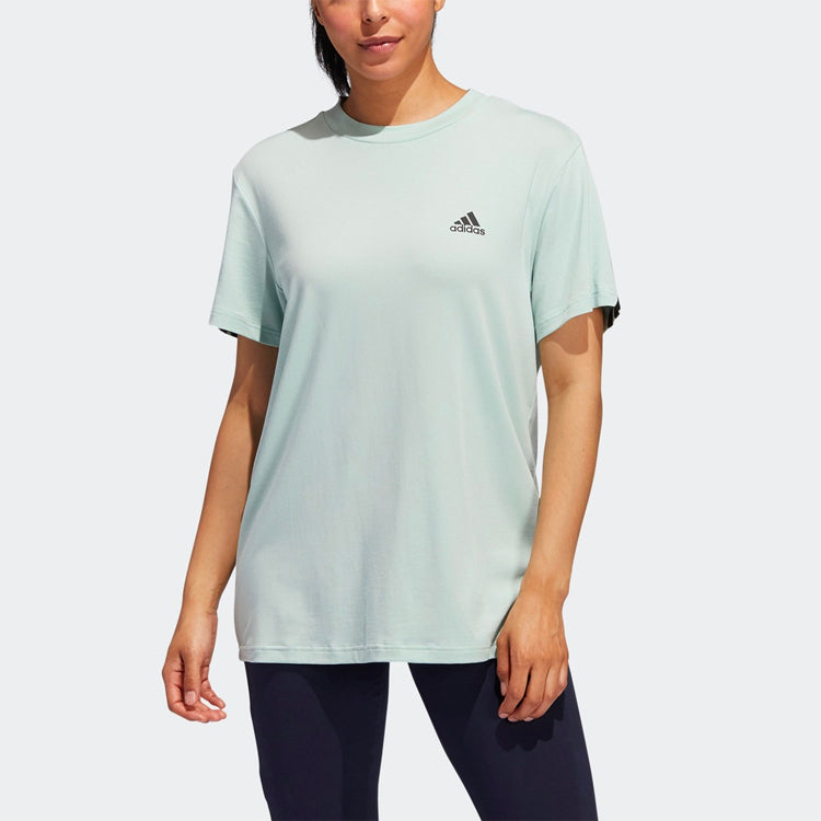 (WMNS) adidas Training Athleisure Casual Sports Breathable Short Sleeve Green GH3801