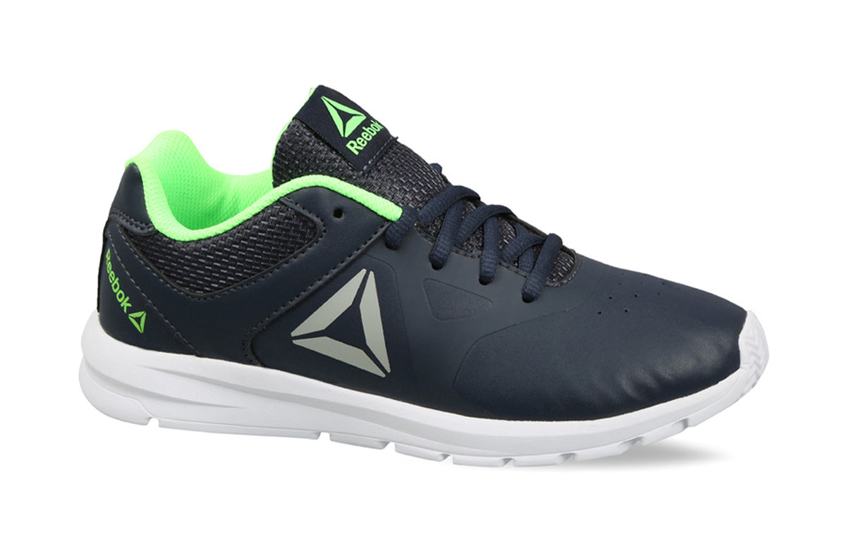 (GS) Reebok Rush Runner 'Black Green' DV8690