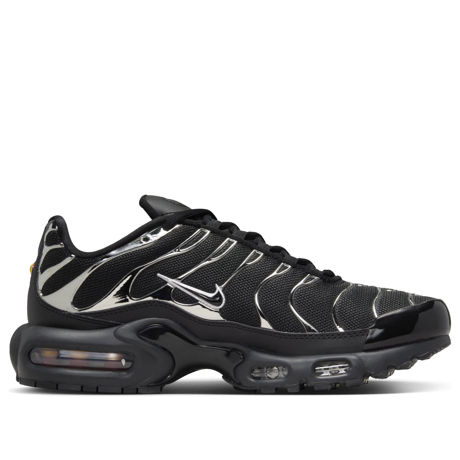 (WMNS) Nike Air Max Plus 'Black Metallic Silver' HJ9743-001