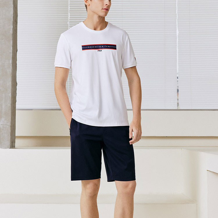 FILA Sports Knit Thin and light Casual Shorts Blue F11M131608F-NV