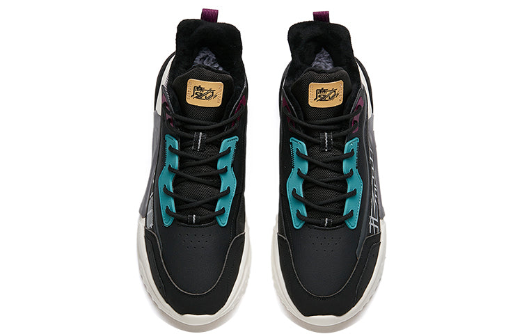 ANTA Retro Low Sneakers 'Black Grey Blue' 112148980-2