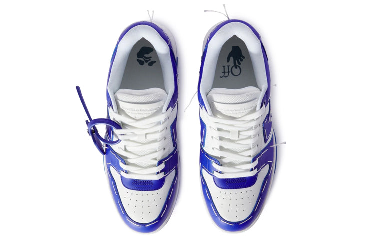 Off-White Out Of Office Sartorial Stitching Sneaker 'Navy White' OMIA189S23LEA0140148