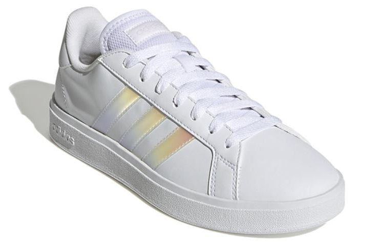 (WMNS) adidas Grand Court Td 'White Iridescent Almost Pink' GW7181