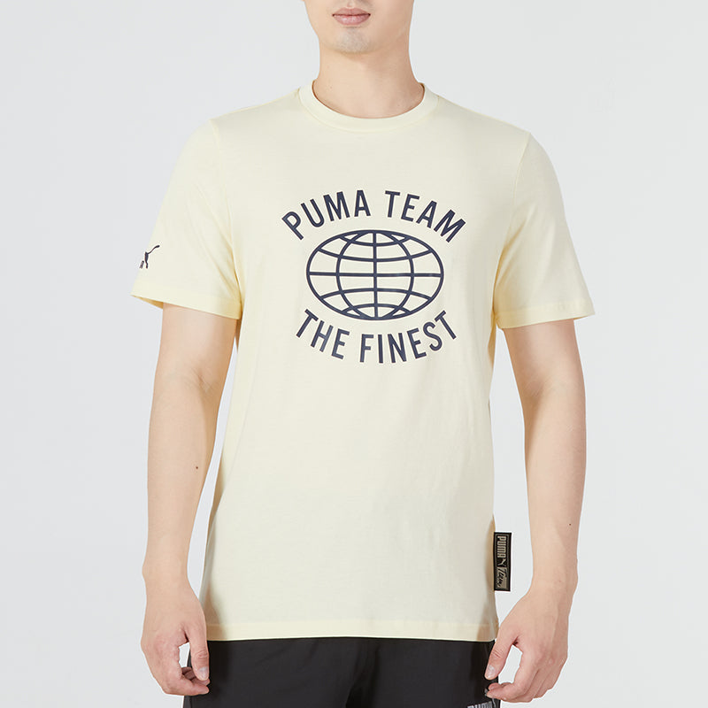 PUMA Team Graphic Tee 'White' 536956-41