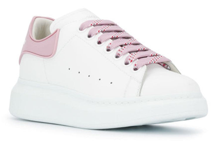 (WMNS) Alexander McQueen Oversized Sneaker 'White Pink' 621056WHXMT9377