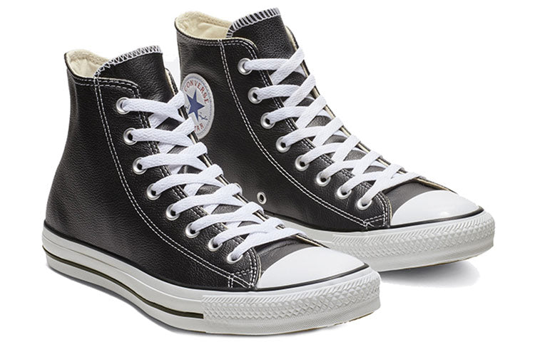 Converse Chuck Taylor All Star Leather Hi 'Black' 132170C