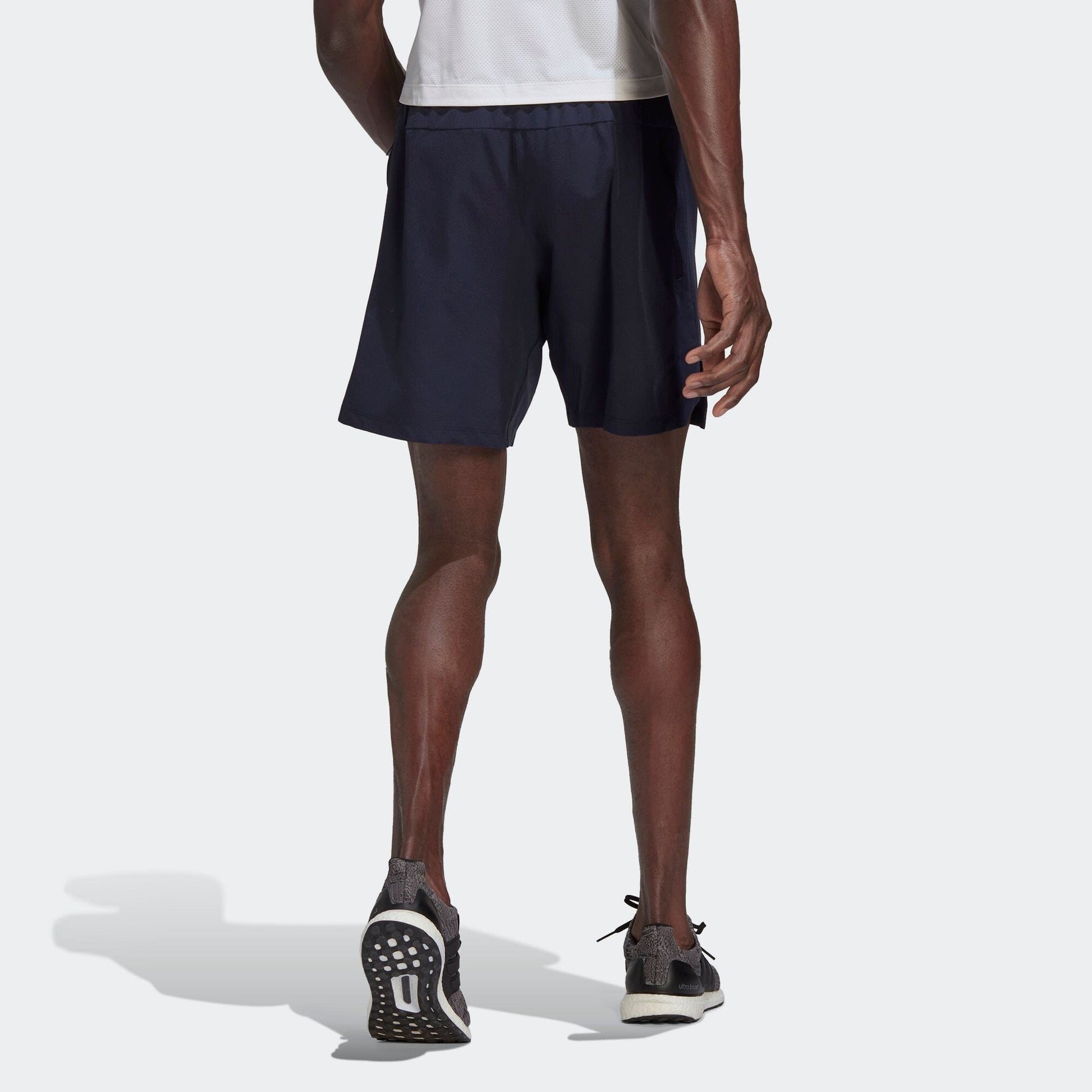 adidas Solid Color Casual Straight Shorts Japanese Version Men's Blue HD3580