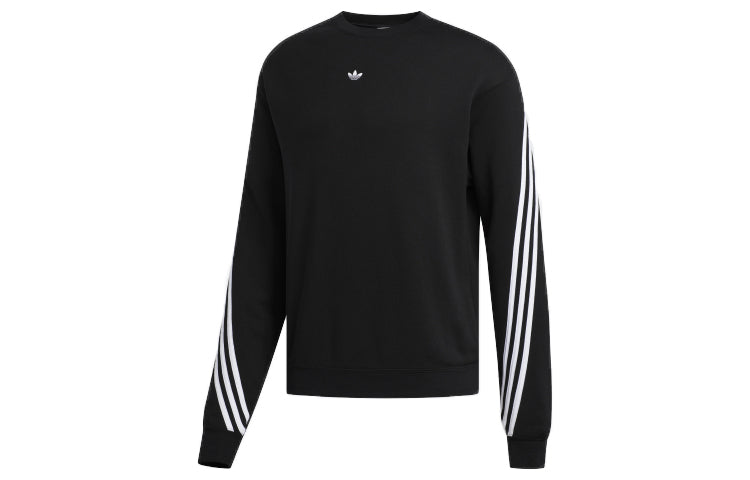 adidas originals 3-Stripes Wrap CR Crewneck Black FM1522