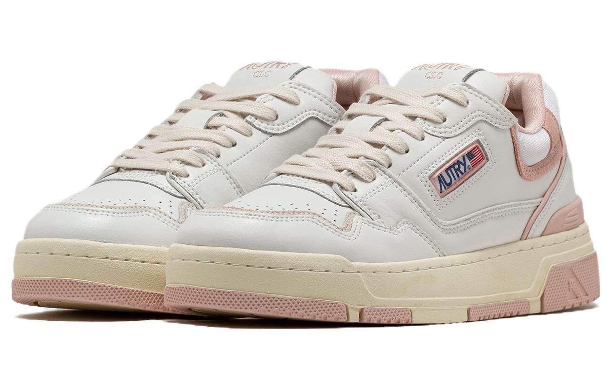 (WMNS) Autry CLC Leather Sneakers 'White Pink' ROLW-MM14