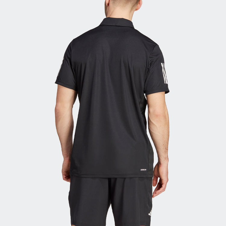 adidas Club 3-Stripes Polo Shirt 'Black' IS2294