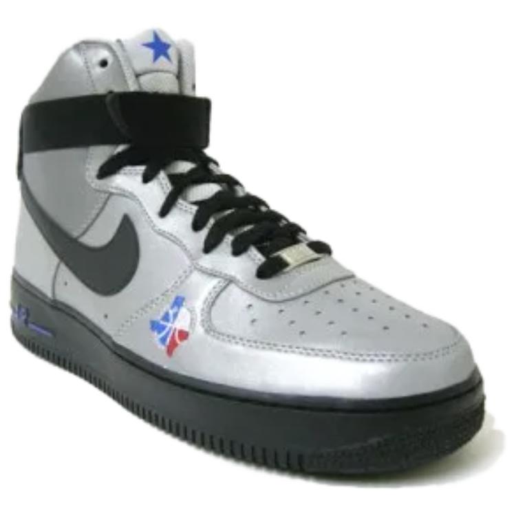 Nike Air Force 1 Premium 'Metallic Silver Black' 386161-002