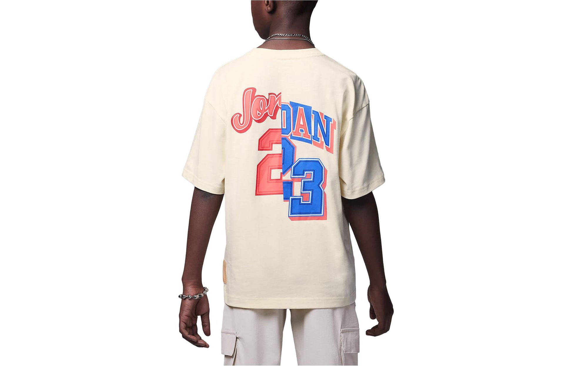 (GS) Air Jordan Casual Sport Tee 'White' FV2829-113