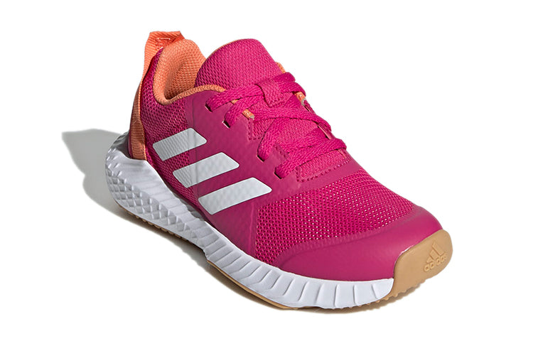 (GS) adidas Fortagym J Shoes Pink/White G27201