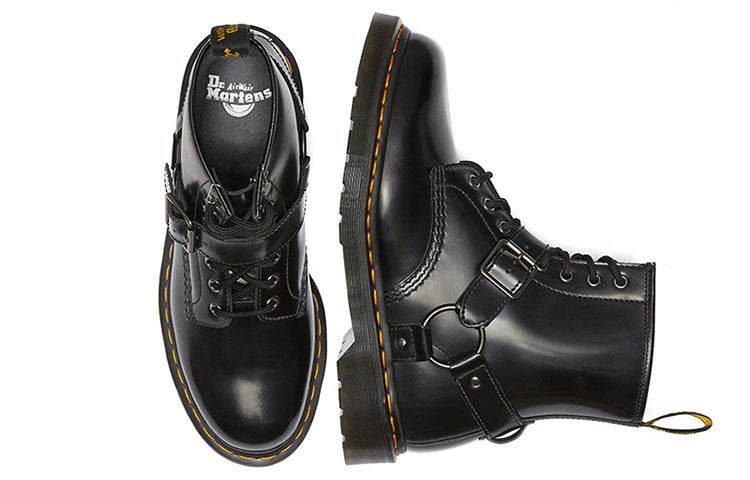 Dr. Martens Bradfield Triangle 8 Martin Boots Black Unisex 25163001