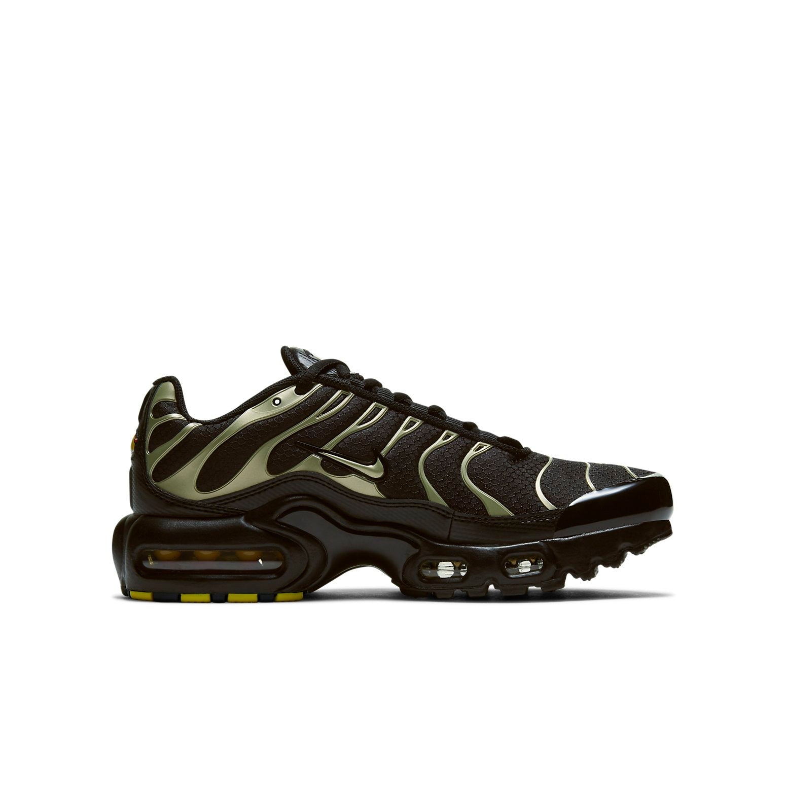 (GS) Nike Air Max Plus 'Black Metallic Gold' CD0609-011