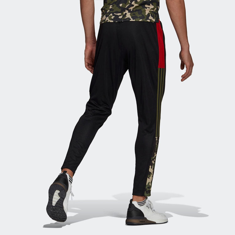 adidas Tiro Tk Pnt Aop Soccer/Football Athleisure Casual Sports Long Pants Black GU8188