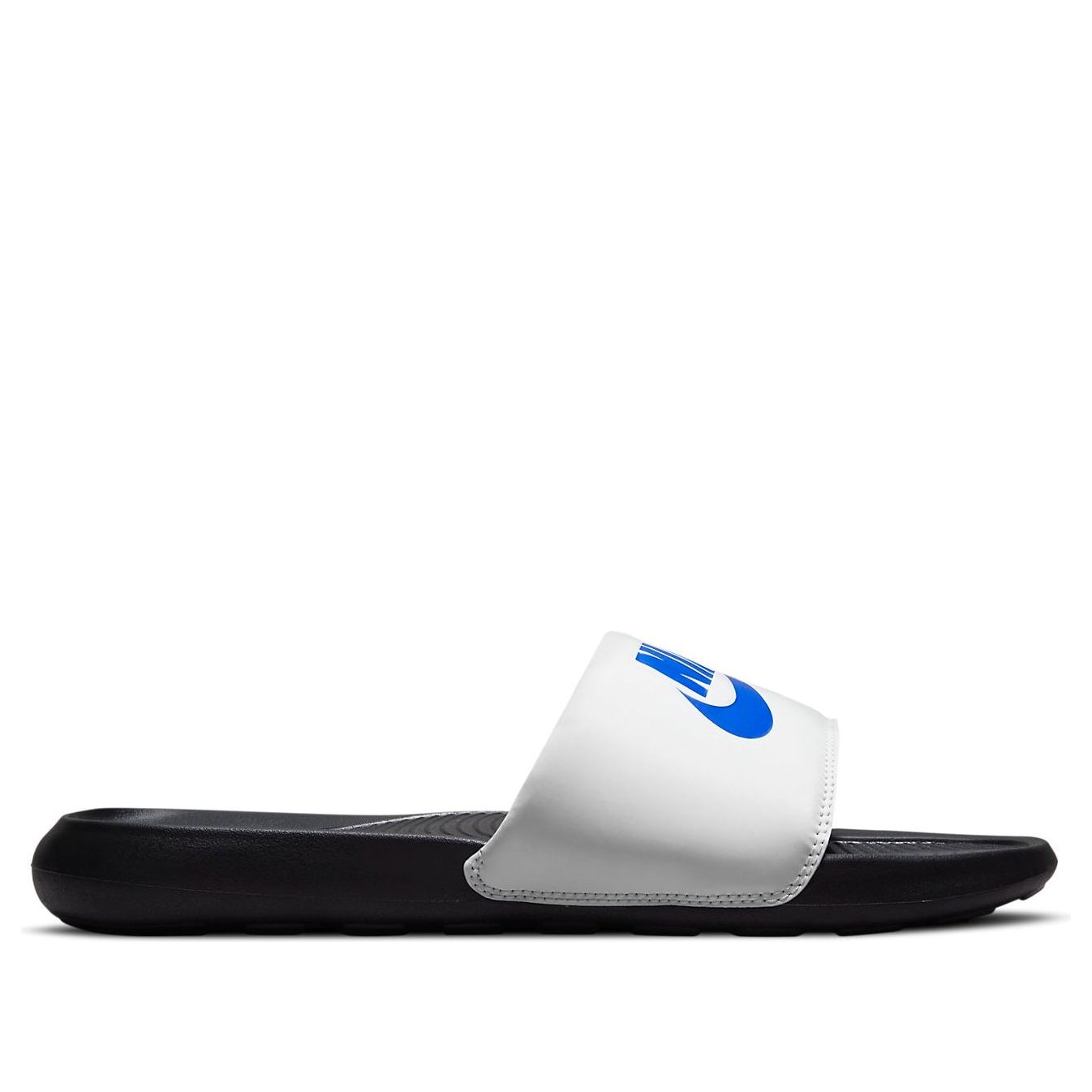 Nike Victori One Minimalistic Casual White Blue Slippers 'White Blue Black' DD0234-400