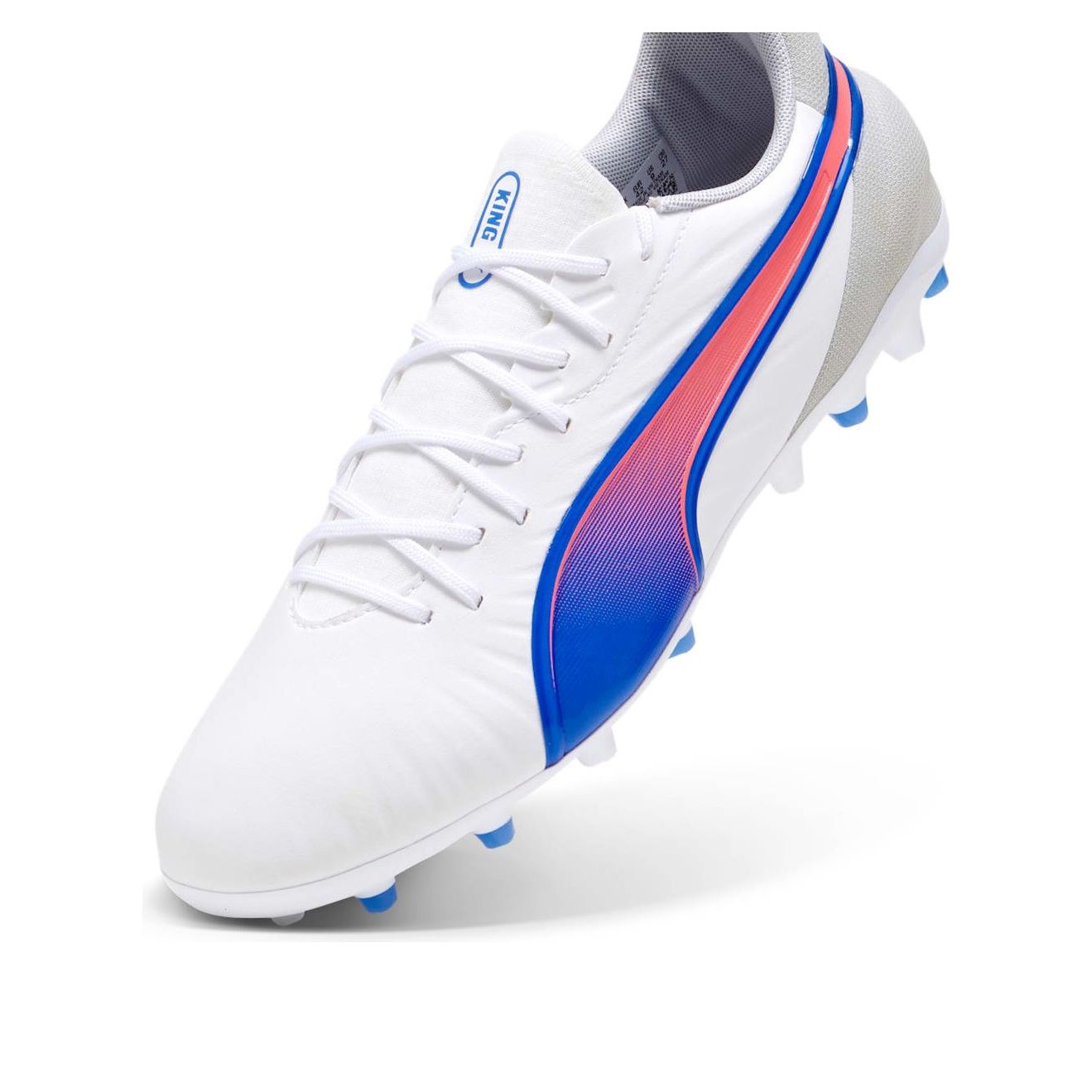 PUMA King Match MG Formula 'White Bluemazing Flat Light Gray' 107878-02