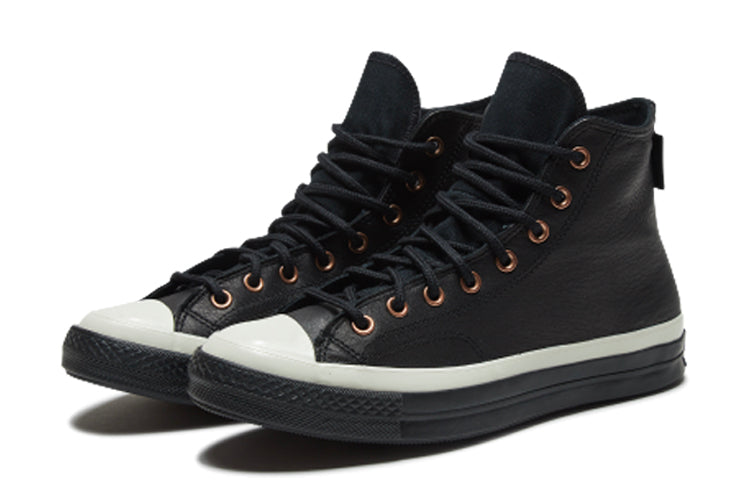Converse CHUCK 70 HI 'Black Leather White' 165923C