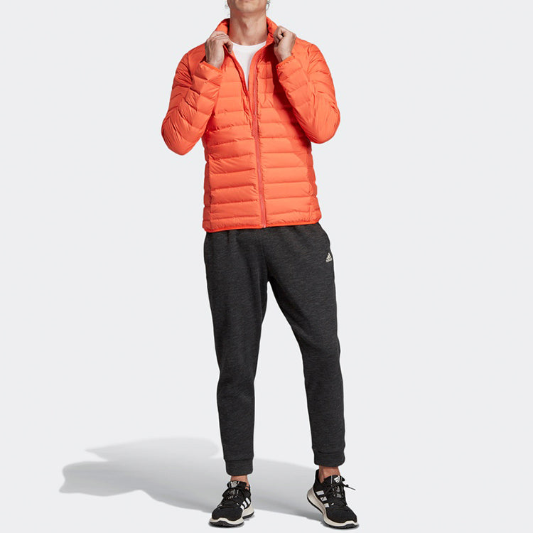 adidas originals Casual Sports Stand Collar Stay Warm Down Jacket Orange Yellow FH6633