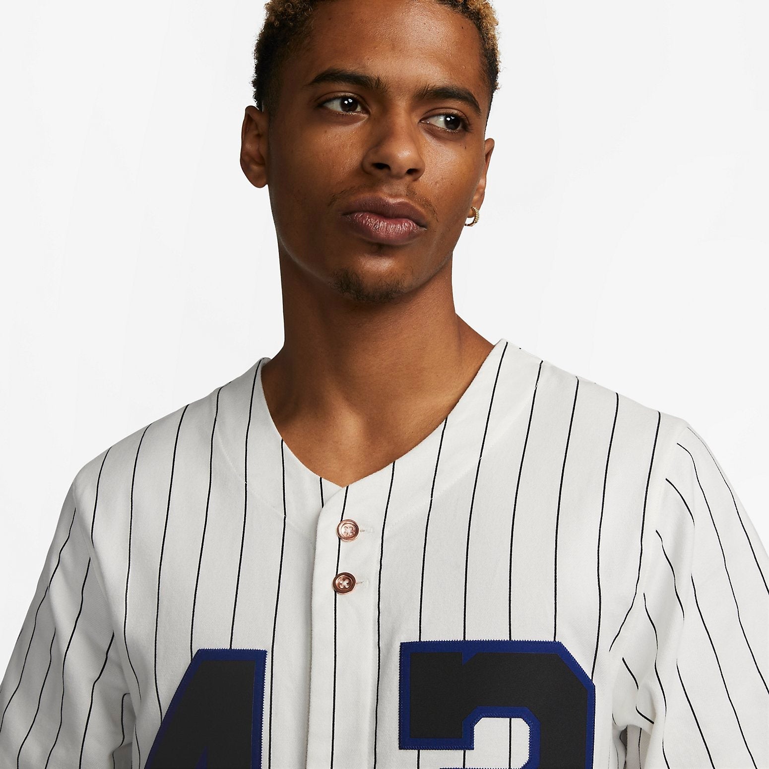 Nike Change The World 42 Baseball Jersey 'White Black' FJ2291-121