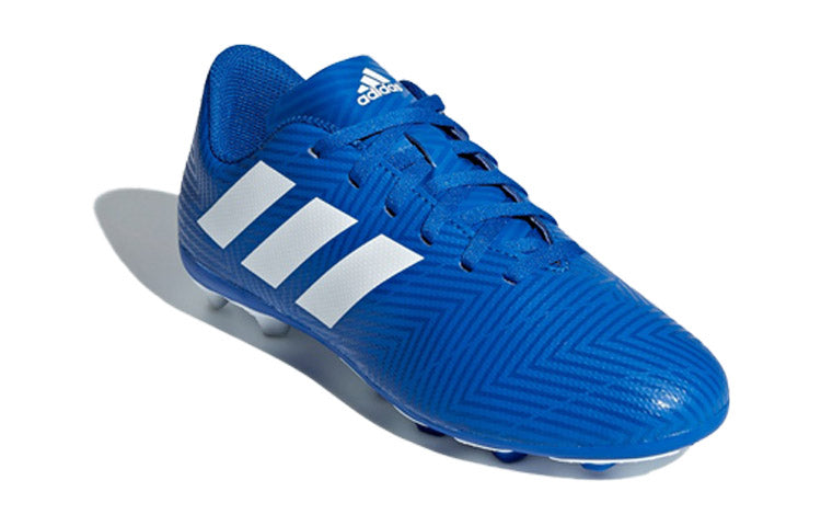 (GS) adidas Nemeziz 18.4 FG 'Blue White' DB2357