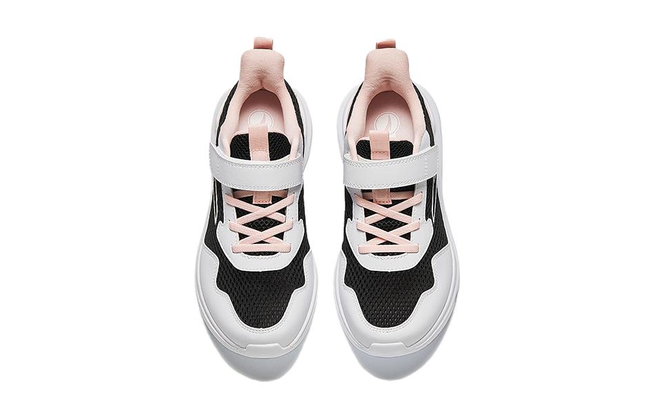 (GS) ANTA Running Series Sneakers 'Black White Pink' A22435567-7