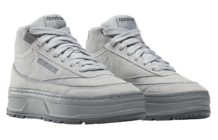 (WMNS) Reebok Club C Geo Mid 'Pure Grey' 100074482