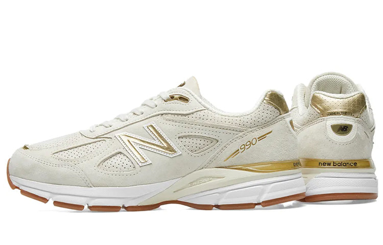 New Balance 990v4 Made In USA 'Off White Gold' M990AG4