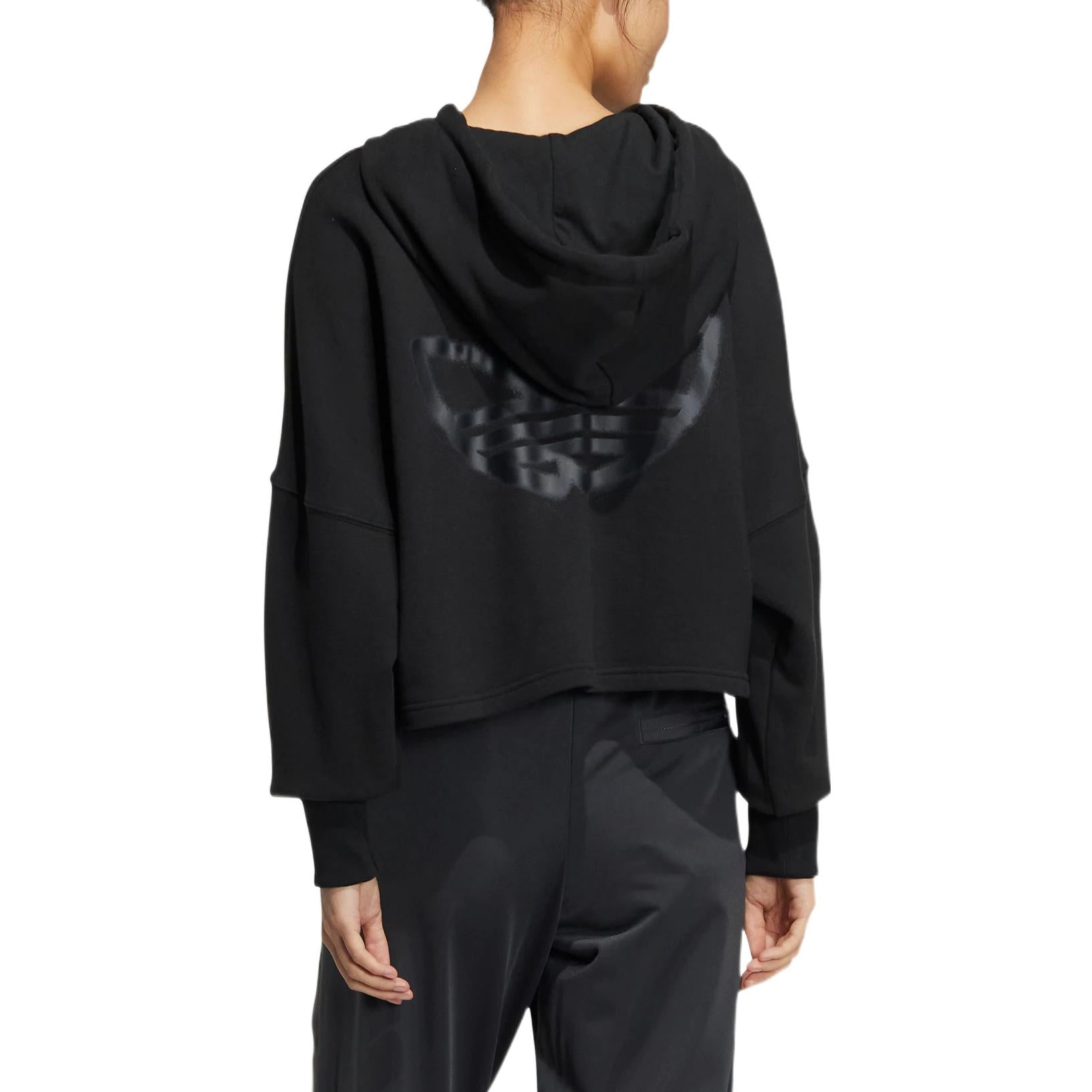 (WMNS) adidas Originals Adicolor Hoodies 'Black' HS1923